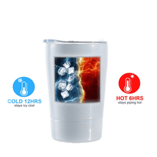 Load image into Gallery viewer, 12 oz Sublimation Tumbler Glitter Insulation Double Walled Sippy Cup Metal
