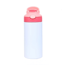 Load image into Gallery viewer, 12oz CASE (25 UNITS) Kid sublimation Strainght Insulated Tumbler cute sippy cup - OTL
