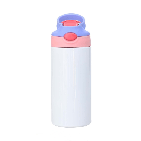 Sublimation Sippy Cup 12oz 350ml Blank Kids Bottle Cute Double