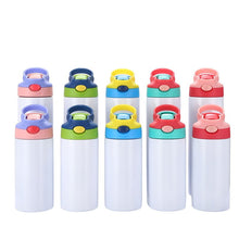 Load image into Gallery viewer, 12oz/20oz CASE (25 UNITS) Strainght cute sippy cup kids tumbler - OTL
