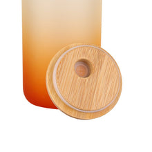 Load image into Gallery viewer, 16oz Case 30Unit Gradient Tumbler Single Layer Heat Resistant Borosilicate Cold Color Tumbler With Bamboo Lid And Straw - OTL
