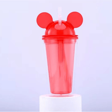 Load image into Gallery viewer, 16oz CASE(48 UNITS) Mickey Ears Acrylic clear straw tumbler - OTL
