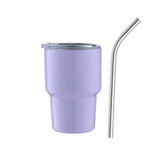 Load image into Gallery viewer, 2 oz Case (6 Units) Sublimation Mini Car Cup Color Curved Double Wall Insulation with Straw - OTL
